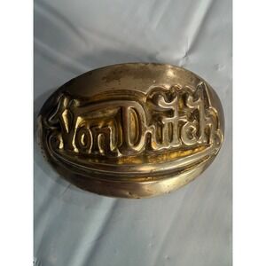 Vtg Von Dutch "King Baby" Belt Buckle Brass *tarnished*